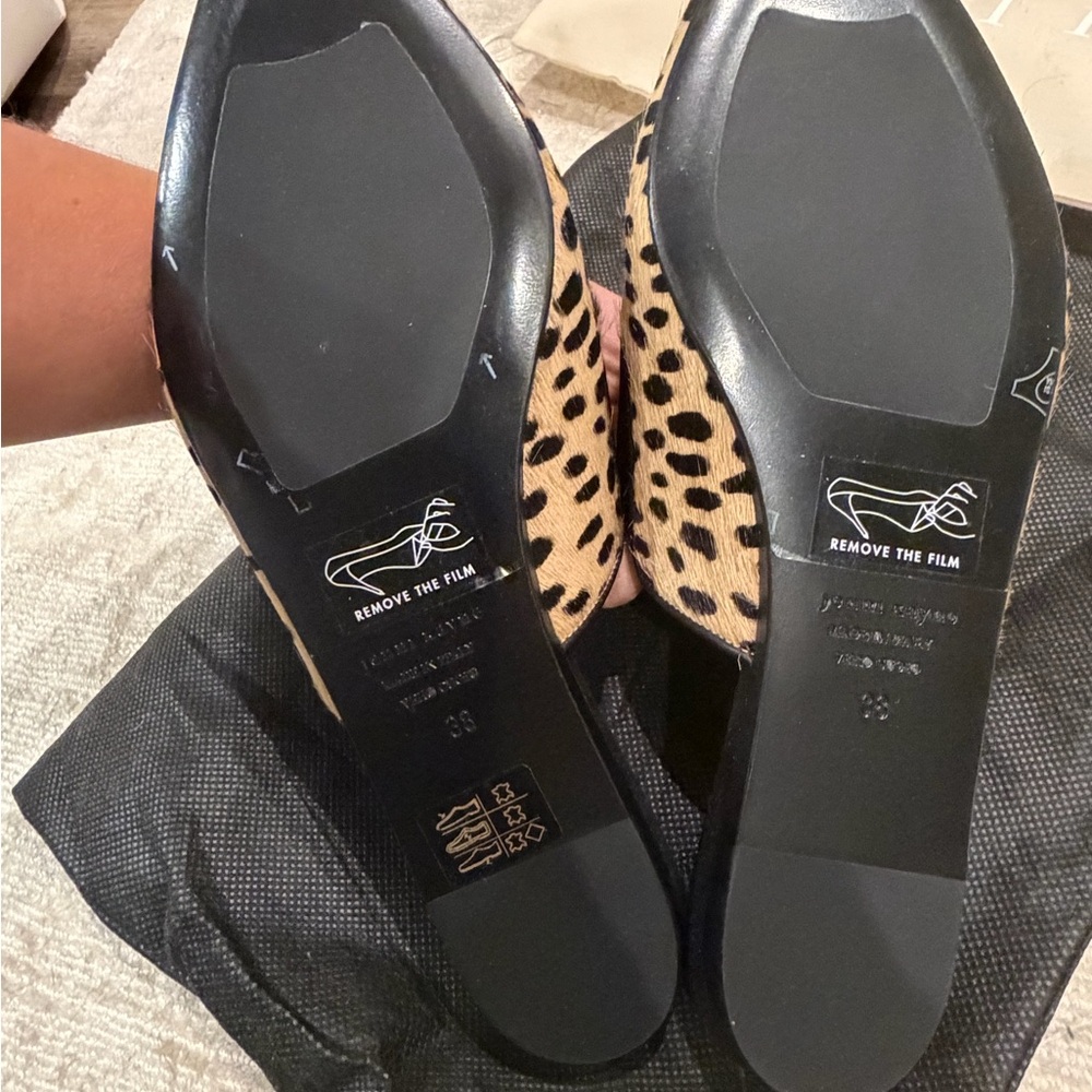 Jenni Kayne Leopard Print Pony Hair Mules - Picture 7 of 7